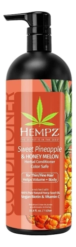 Hempz Кондиционер для объёма Ананас и Медовая Дыня-Sweet Pineapple & Honey Melon Herbal Volumizing Conditioner