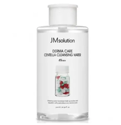 Очищающая вода с центеллой азиатской Jmsolution Derma Care Centella Cleansing Water Clear ,500 мл