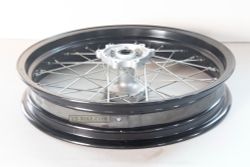 44650-KZZ-A21. WHEEL SUB ASSY,FR. BLACK COLOR. Honda CRF250M. Motard wheels