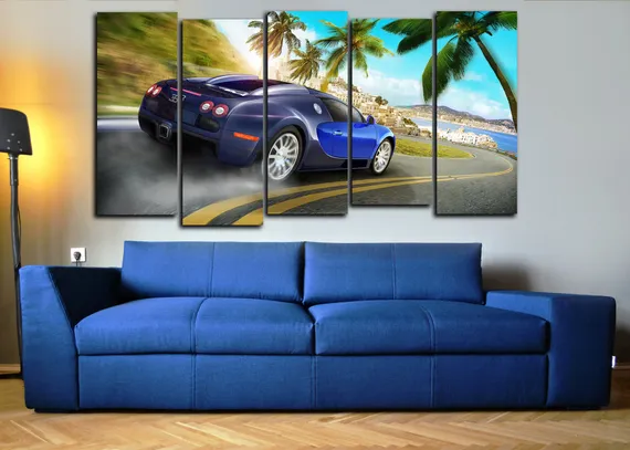 Модульная картина "Bugatti Veyron"