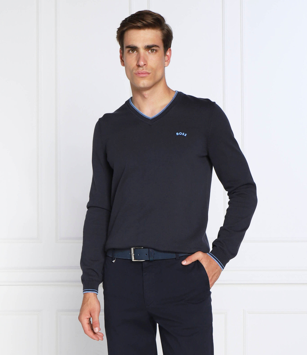 свитер vitom_w22 BOSS GREEN - темно-синий(50475089)