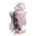 Ёлочная игрушка «Волшебная птица» 7*5*12 см , красный