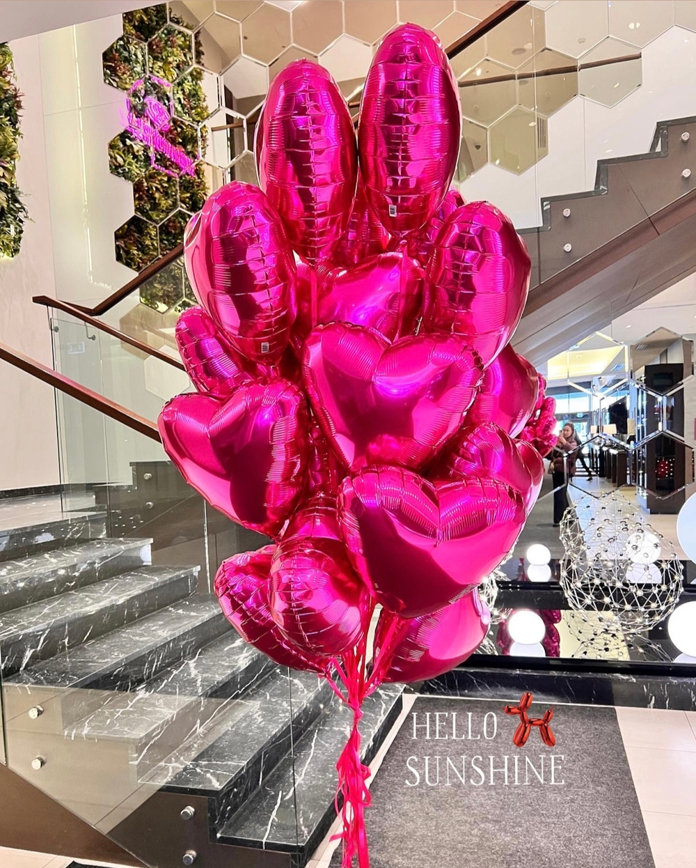 Набор шаров влюбленные №22