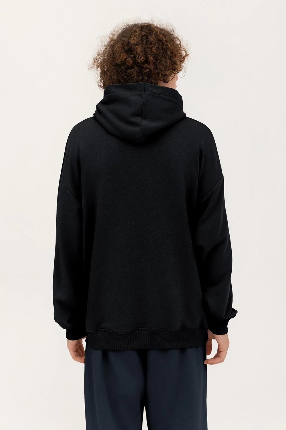 Худи KUL'TURA OverSize "Basic" Черный Флис