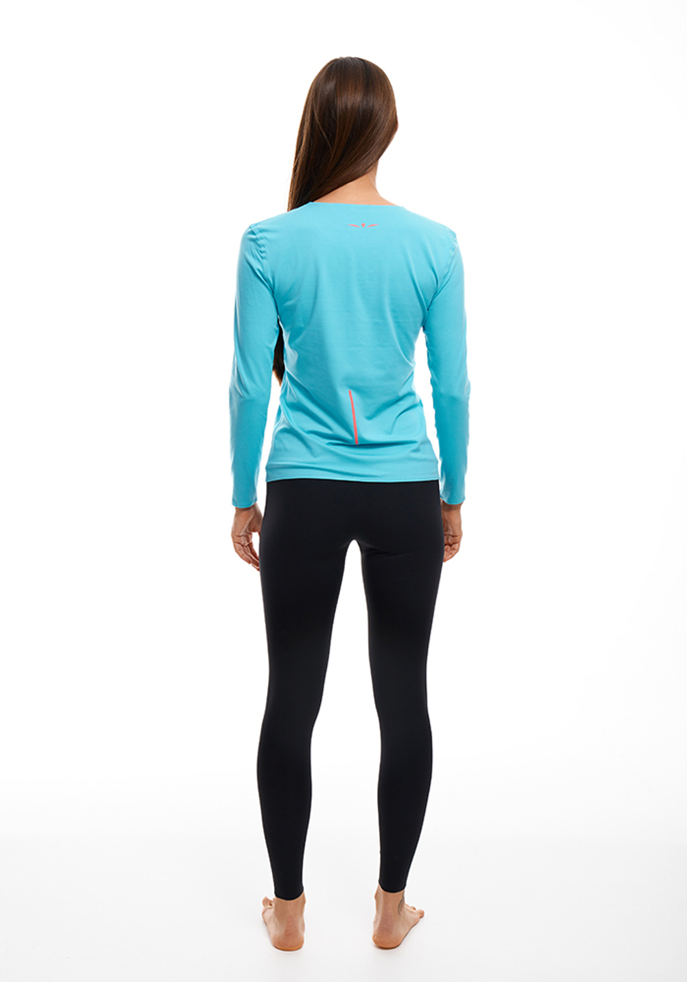 ТАЙТСЫ С ПОЯСОМ ЖЕНСКИЕ SFA FULL TIGHT | BLACK SKYBLUE