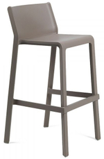 Стул пластиковый барный Nardi Trill Stool, тортора