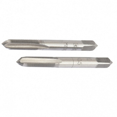 Метчик ручной М6*0.5 мм, комплект из 2 шт Сибртех