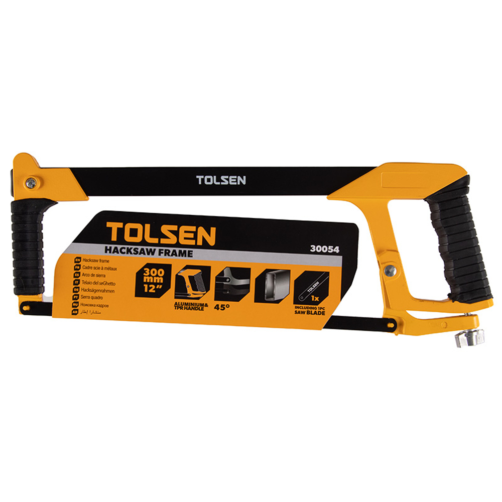 TOLSEN (TT30054) Ножовка по металлу 300 мм