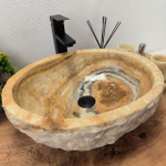 Раковина из оникса Erozy Yellow EO-62584 51*42*15 0105