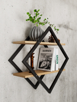 Полка настенная ромб лофт FORMA