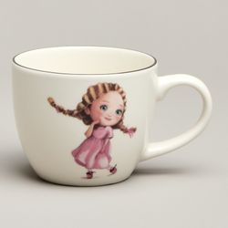 НАБОР ПОСУДЫ LEFARD КРАСИВАЯ ДЕВОЧКА, 3 ПР.: САЛАТНИК 470МЛ, ТАРЕЛКА 20СМ, КРУЖКА 220МЛ