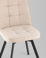 Стул Pleid вращающийся кремовый 2 шт.