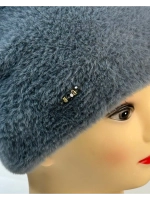 шапка зимняя пушистая из эко меха
