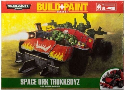 Настольная игра "Warhammer 40.000. Build+Paint - Space Ork Trukkboyz"