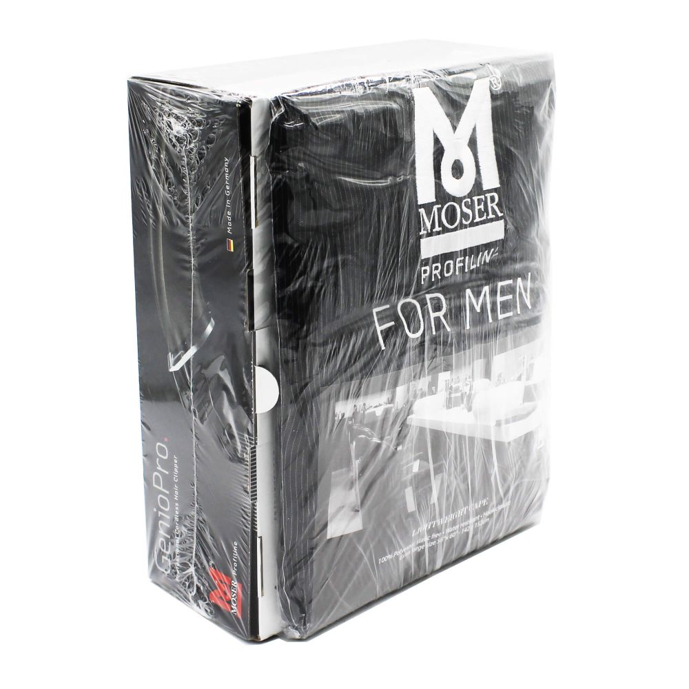 Машинка аккумуляторная для стрижки волос Moser Genio Pro + пеньюар (1874-0054) - 7