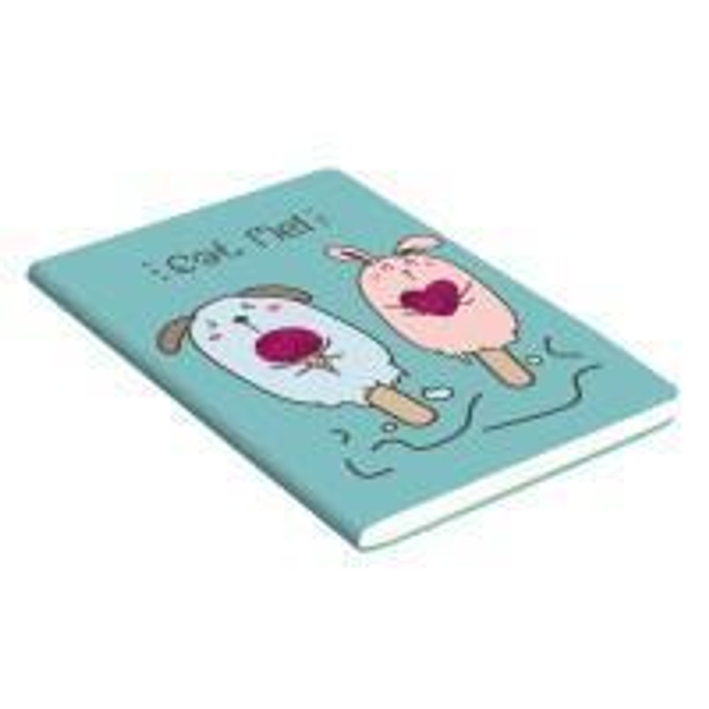 Блокнот для записи В6 80л. "GET GLITTER!" искусств. кожа (Эксмо)