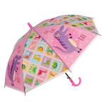 Зонт Динозаврики голубой, д-50 см, длина 62 см, с-30187