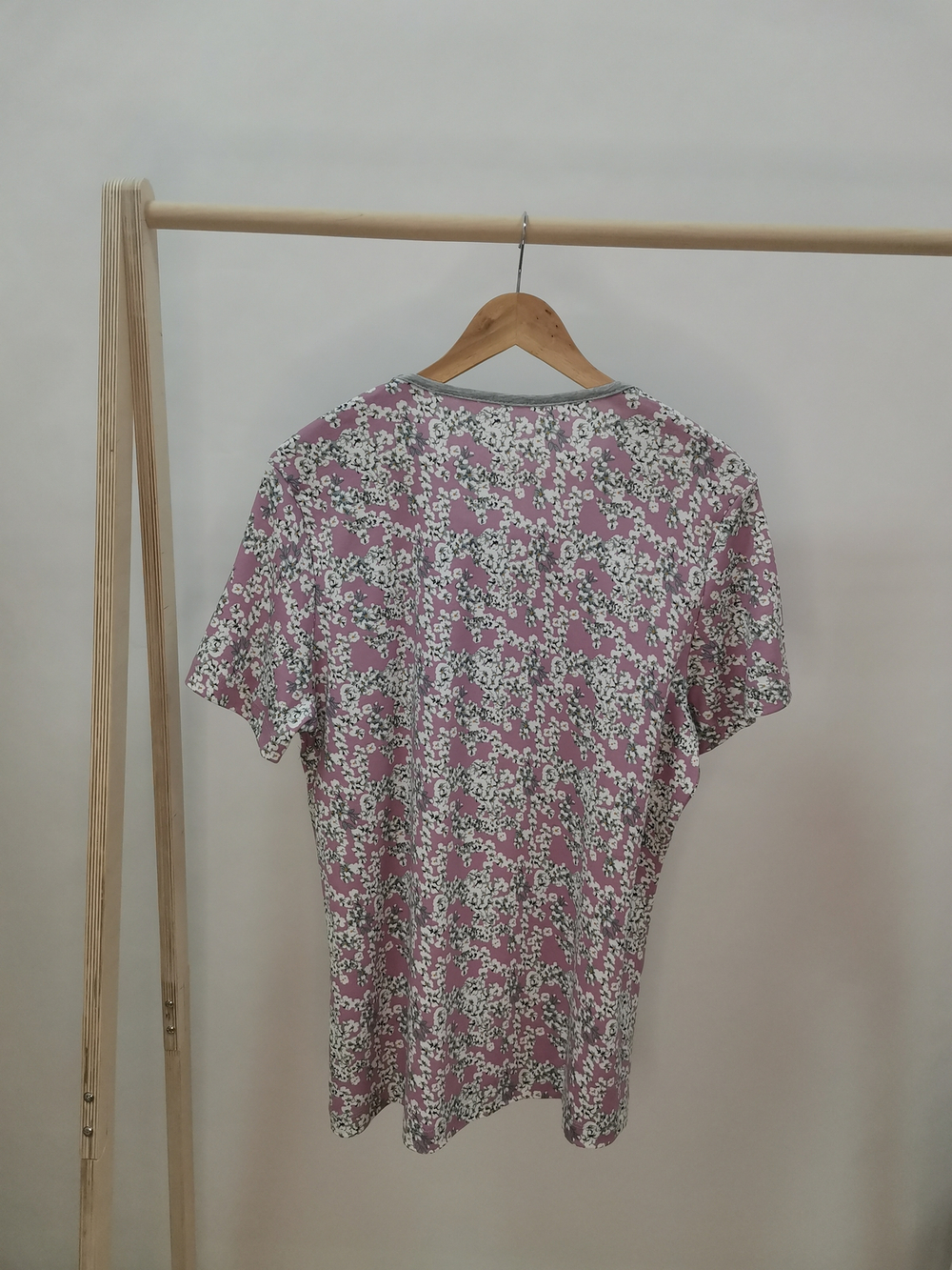 Футболка Ф-22Х/сирень-луговыецветы