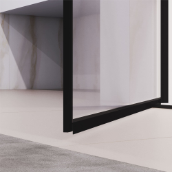 Душевая дверь на петлях, распашная дверь RGW PA-06b (Прозрачное, 600)