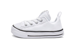 Baby Converse Chuck Taylor All Star comfortable, breathable, non-slip, wear-resistant, low-top toddler shoes pearl white