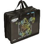 Папка для тетрадей A4 (33,5x26x10см) с текстиль. расширением 10см, молния, пластик 400мкм " Press St