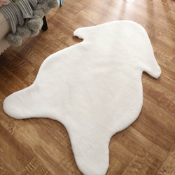 Ковер 80х120 Sofi De MarkO Плюшевый белый