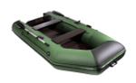 Аква-2900 СКК ЗЕЛ слань-книжка киль (лодка ПВХ под мотор)
