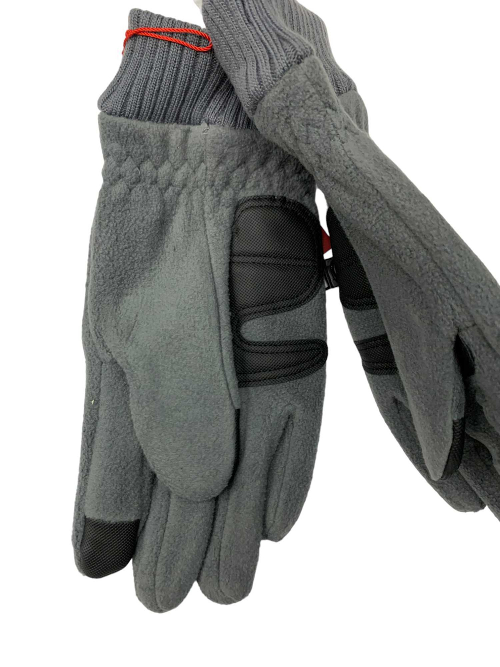 Перчатки. Мужские. Материал верха: Флисовые. Подклад: Плюш-флис. 12 шт в упаковке, разные цвета.