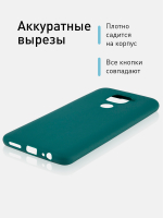 Чехол ROSCO для Xiaomi Redmi Note 9 оптом (арт. XM-RN9-COLOURFUL-DARKGREEN)