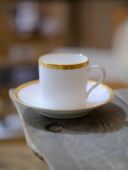 Кофейная пара Tiffany & Co, Gold Band