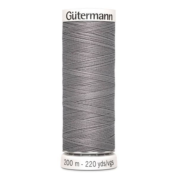 Нитки универсальные Gutermann Sew-all 100 (200 метров), 5 кат. | 493 пепельно-серый