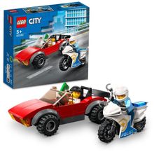 Конструктор LEGO City 60392 Полицейская погоня на байке