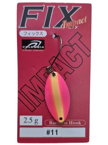 Колеблющаяся блесна FOREST FIX Impact 2.5g/#11