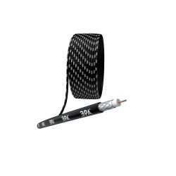 ЭРА Кабель коаксиальный RG-6U, 75 Ом, CCS/(оплётка Al 64%), PE, цвет чёрный, бухта 100 м, SIMPLE | 