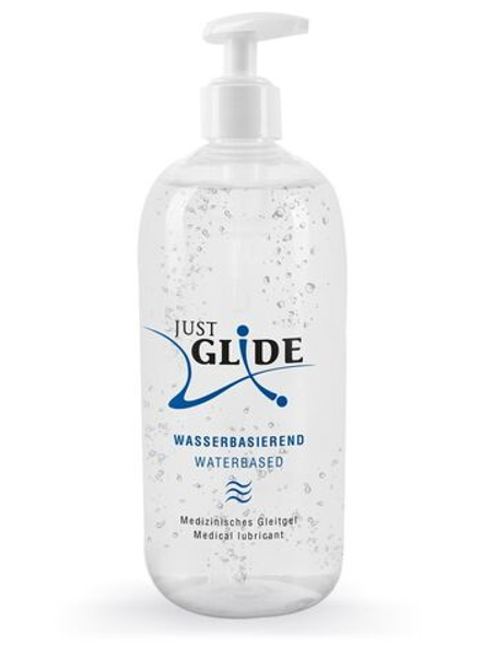 Гель-смазка на водной основе Just Glide с дозатором - 500 мл.