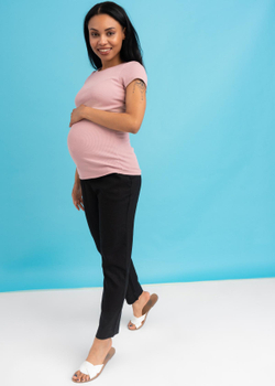 Брюки льняные "Тея" для беременных мам.