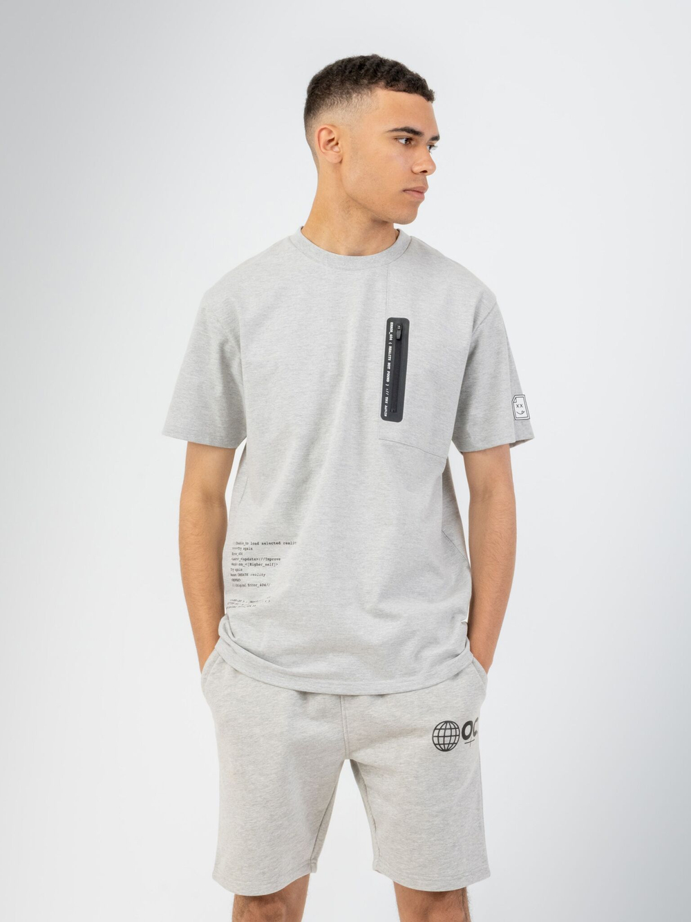 Футболка мужская ORIGINAL CREATOR HTML ZIP T-SHIRT, Серый