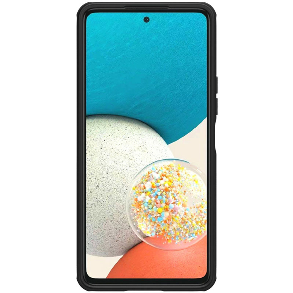 Чехол усиленный от Nillkin для Samsung Galaxy A53 5G, серия Super Frosted Shield Pro, двухкомпонентный, черный цвет