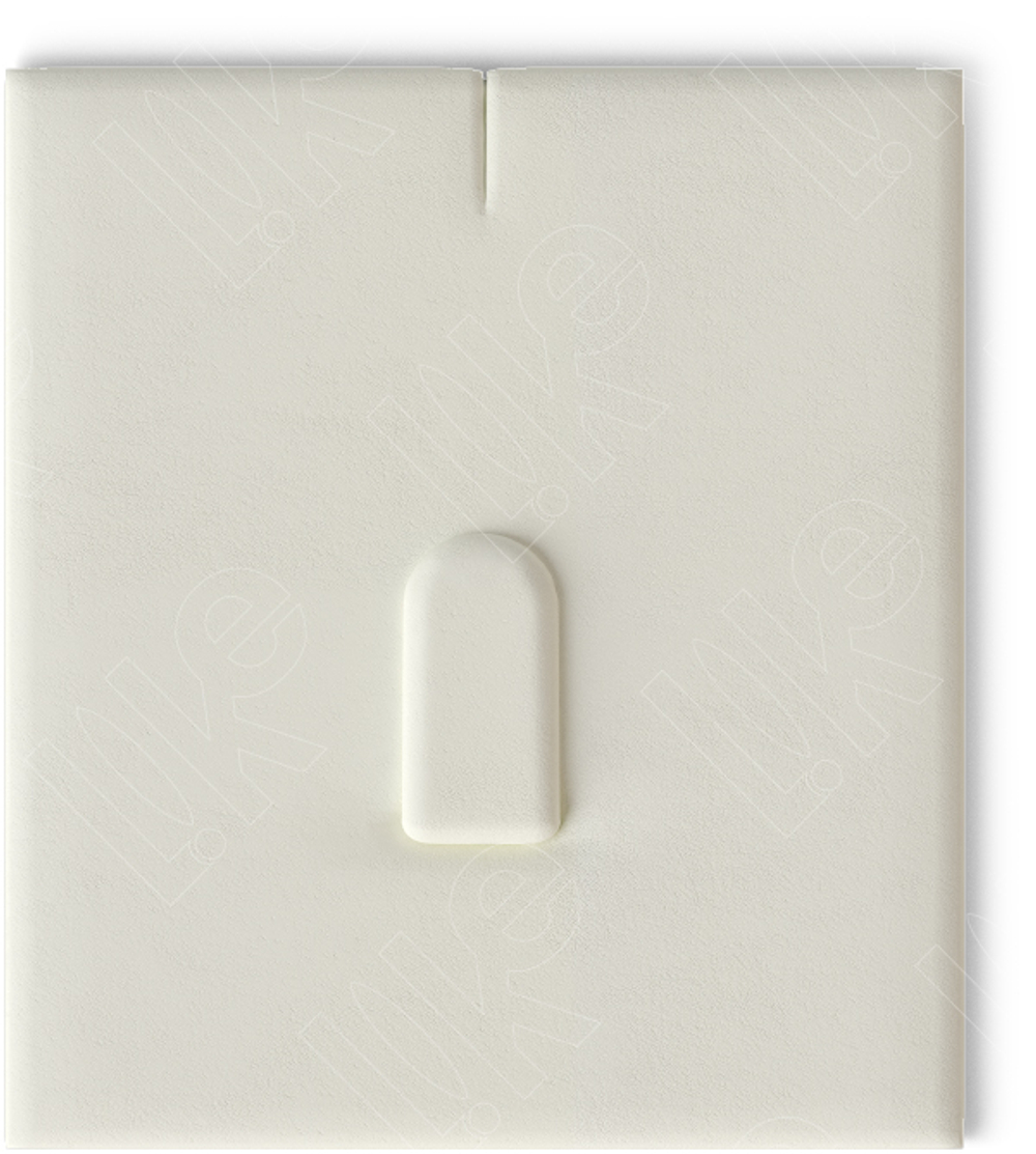 Вкладыш 03/наклонный/для кольца/язычок/прорезь для нитки