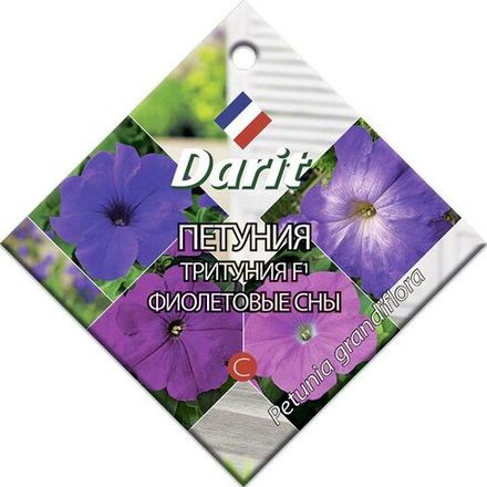 Петуния (тритуния) Фиолетовые сны F1, семена Дарит 10шт (100)