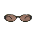 Очки Genex Sunglasses 693 c.604 овальные прозрачные зеленые