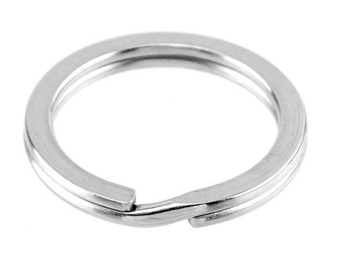 Кольцо для ключей 30мм хром