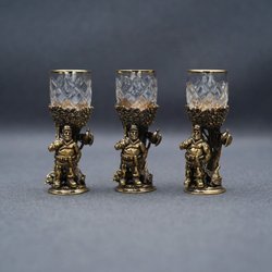 Подарочный набор стопок "Охотник" 3 шт.