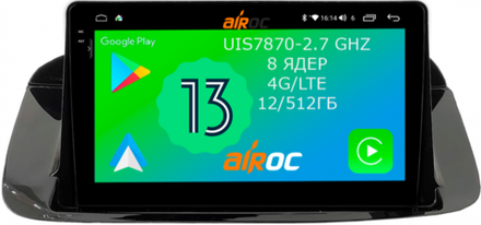 Магнитола для Honda Accord 2008-2012 - Airoc 2K AU-1918 на Android 13, TS20, 12/512Гб, SIM-слот