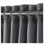 Комплект штор IKEA MAJGULL (МАЙГУЛЛ), Серый, 145x250 см, 2 шт