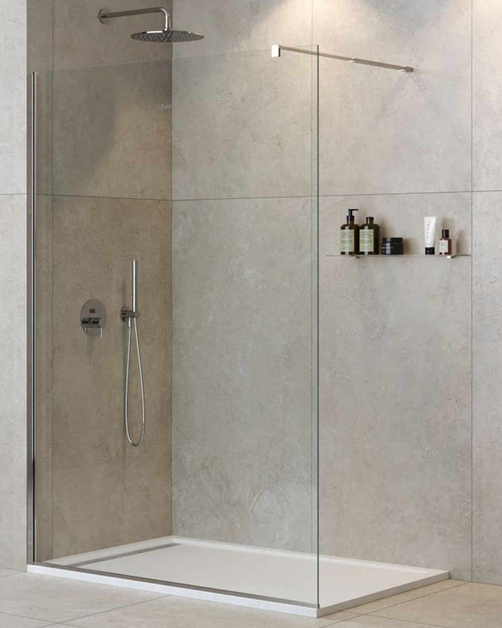 Душевая перегородка Cezares LIBERTA-L-1-140-C-Cr