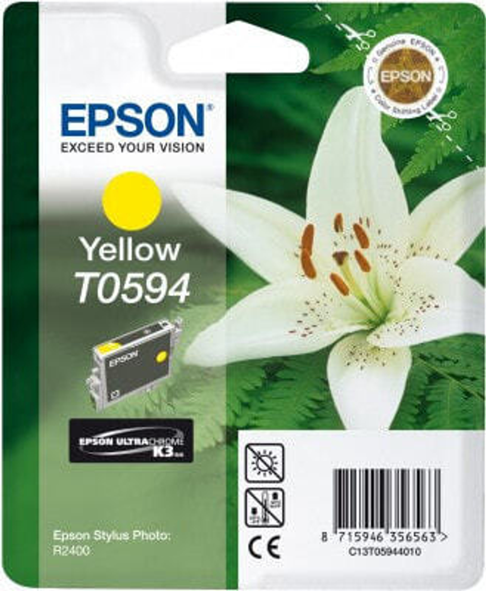 Epson Lily Singlepack Yellow T0594 струйный картридж 1 шт Подлинный Желтый C13T05944030