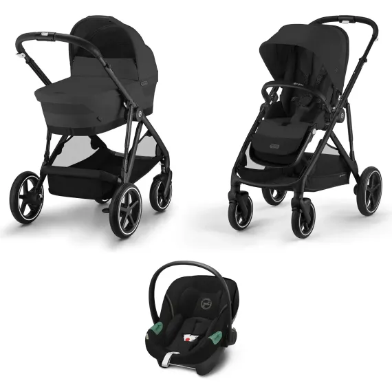 Детская коляска Cybex Gazelle S 3 в 1 BLK Moon Black