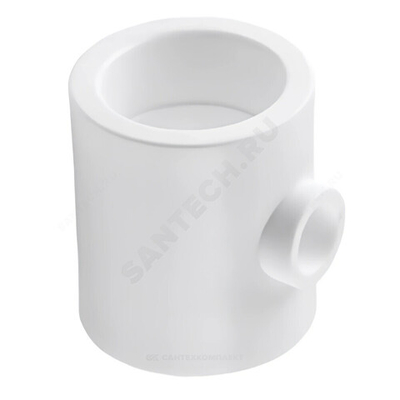 Тройник PP-R переходной белый Дн 63х40х63 внутренняя пайка RTP (РосТурПласт) 10780