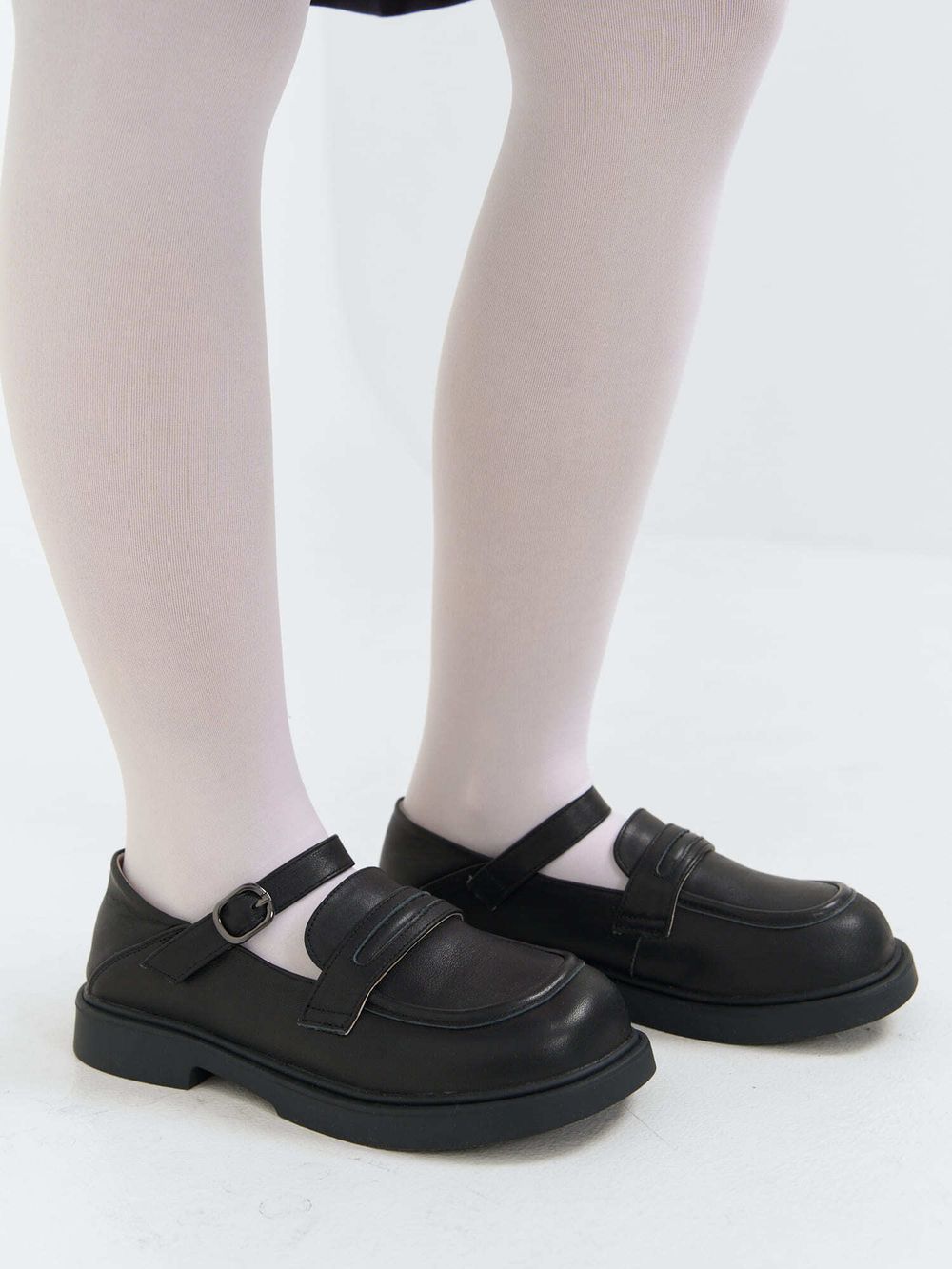 Туфли школьные для девочки "Черные" 7+